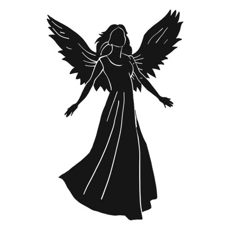 Female Angel Silhouette Png And Svg Design For T Shirts