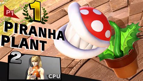 here s footage of piranha plant in super smash bros ultimate