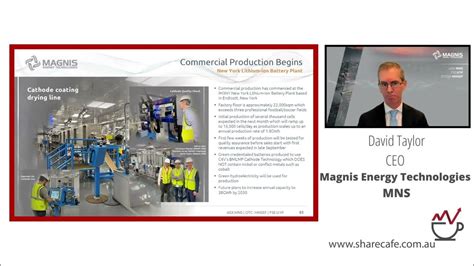 Magnis Energy Technologies Asx Mns Webinar Presentation Youtube