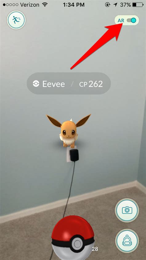 how to turn off pokemon go augmented reality