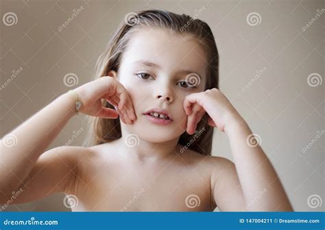 Softy Touch Stock Image Image Of Girls Beauty Little 147004211