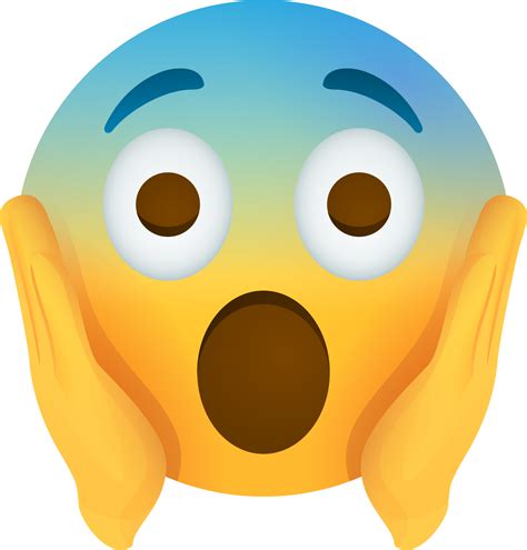 Face Screaming In Fear Emoji Emoji Download For Free Iconduck