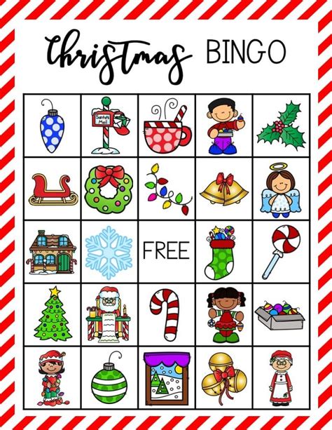 Free Printable Christmas Bingo Cards For Kids And Classrooms Happy Homeschool Nest