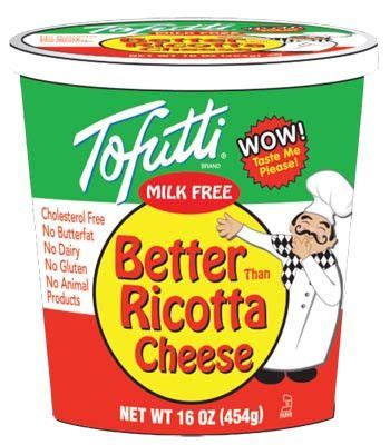 2 slices (40g) of hard cheese; Tofutti Better Than Ricotta Cheese (cold) | Tofutti, Vegan ...