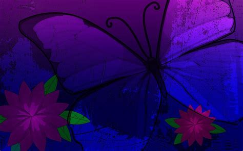 73 Purple Butterfly Backgrounds On Wallpapersafari