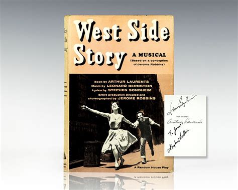 West Side Story Musical By Laurents Arthur Music By Leonard Bernstein Lyrics By Stephen