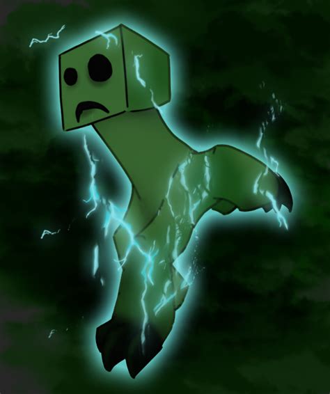 Charged Creeper Minecraft By Dasterendermanalbino On Deviantart