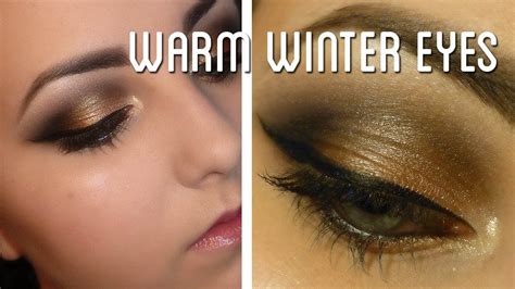 Warm Winter Eyes Makeup Tutorial Youtube