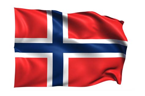 Norway Waving Flag Realistic Transparent Background 15309575 Png