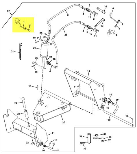 42 John Deere Snow Plow Parts Diagram