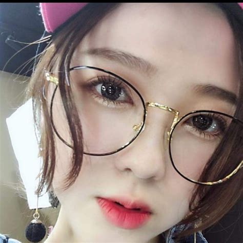 new korean style luxury vintage round glasses women eyeglasses clear glasses frame spectacle