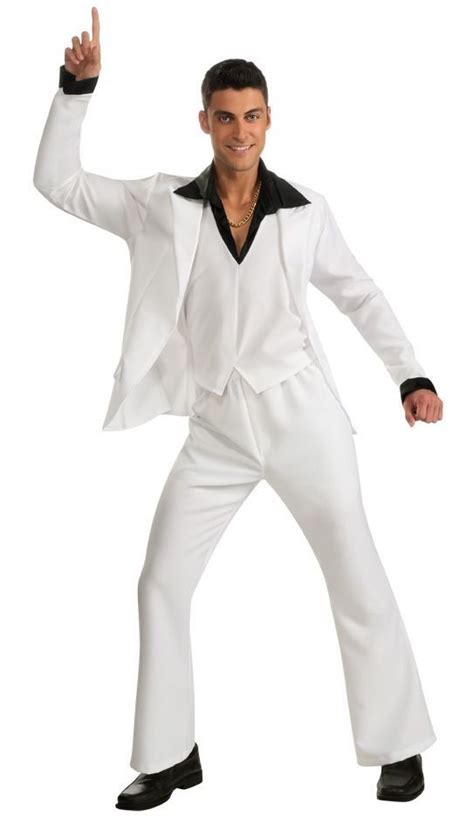 Saturday Night Fever John Travolta Disco Suit Mens Halloween Costume