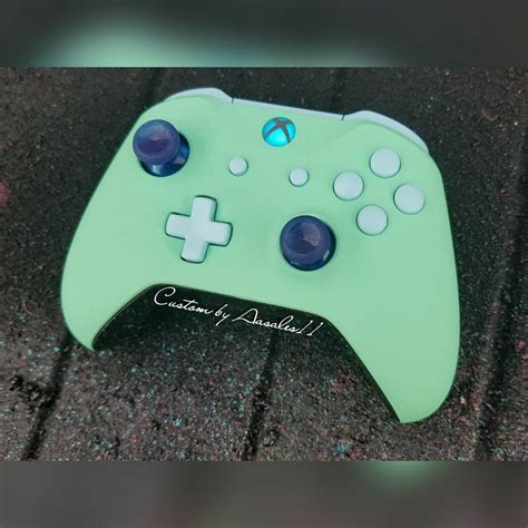 Xbox One S Model 1708 Wireless Controller Custom Pastel Green Etsy