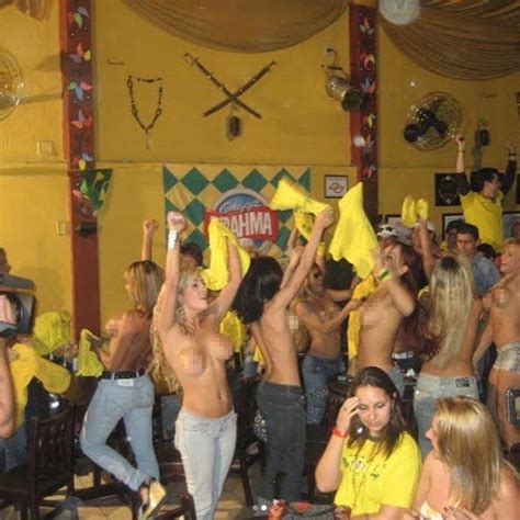 Former Rangers Star Ronald De Boer Shares Picture Of Topless Female Brazil Fans Celebrating