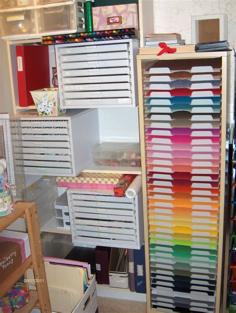 Paper And Embellishment Organizing Sewing Room Design Craft Room
