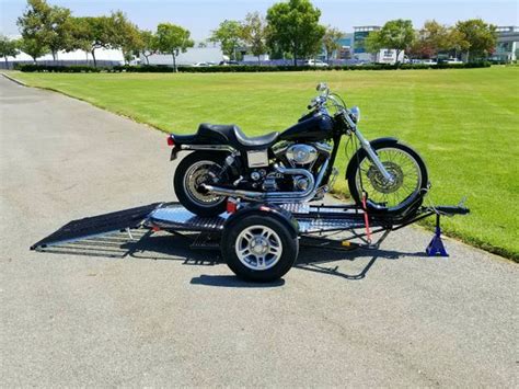 Single Rail Motorcycle Trailer Tow Smart Trailers Car Tow Dolly
