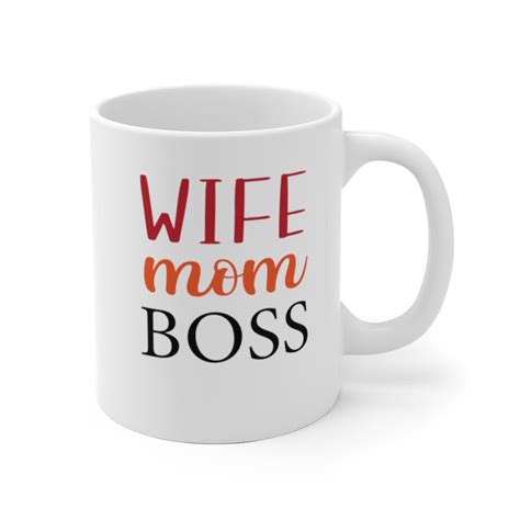 Wife Mom Boss Mug 330ml Free Eu Delivery The Brilliant Game