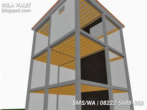 Gambar rbw 8x8 3 lantai bentuk kota. Desain Rumah Walet Dari Kayu 4x6