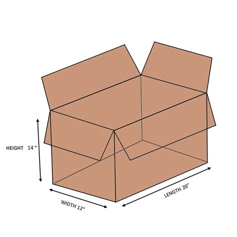 Double Wall Cardboard Box 20 X 12 X 14 Hub Packaging