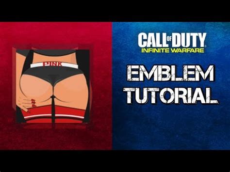 Call Of Duty Infinite Warfare Sexy Girl Booty Emblem Tutorial YouTube