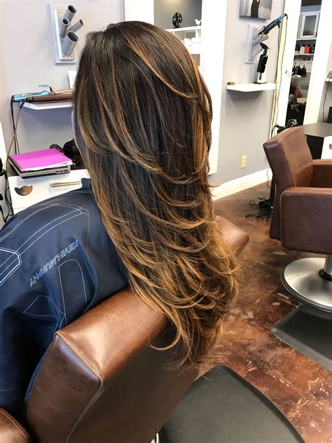 Balyage Brazilian Blowout And Added Layers For More Texture