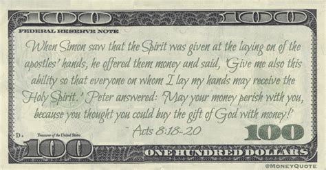 Acts 8 Buy The T Of God No Money Quotes Dailymoney Quotes Daily