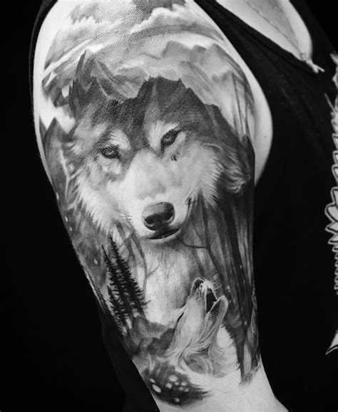 Great Inspiration 53 Black Wolf Tattoo Designs