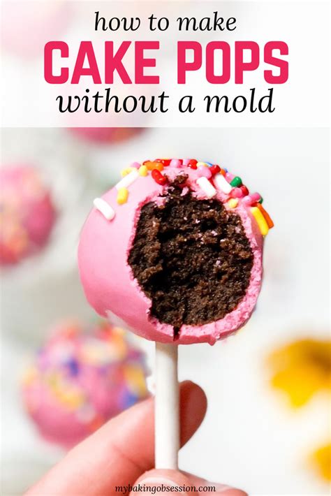 Cake pops are basically little smushed balls of cake and frosting (kind of like when you used to smash your birthday cake all in pieces, maybe with this is a very moist cake, which is ideal for this recipe. This simple recipe shows exactly how to make chocolate cake pops - no mold required! All you'll ...