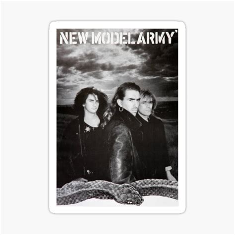 New Model Army Band Sticker By Horaciostiedema Redbubble