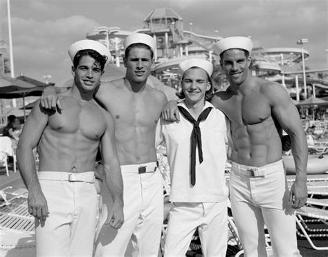Sailors Lynda Churilla 1996 Marin Vintage Vintage Men Vintage Sailor Navy Man Raining Men