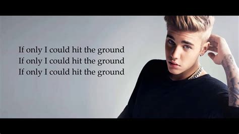Justin Bieber Hit The Ground Lyrics Youtube