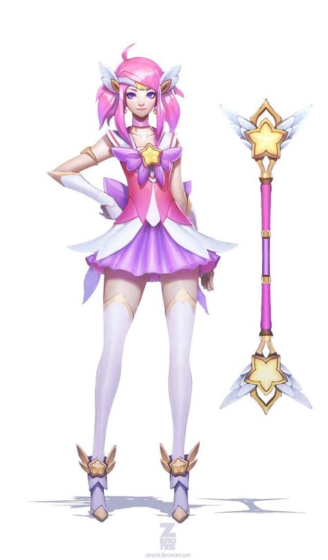Star Guardian Lux Concept Art By Zeronis Scrolller