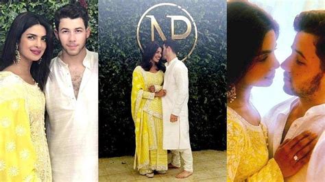 See Photos Priyanka Chopra Nick Jonas Get Engaged In Traditional
