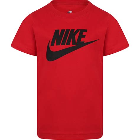 Nike Logo T Shirt In Red Bambinifashioncom