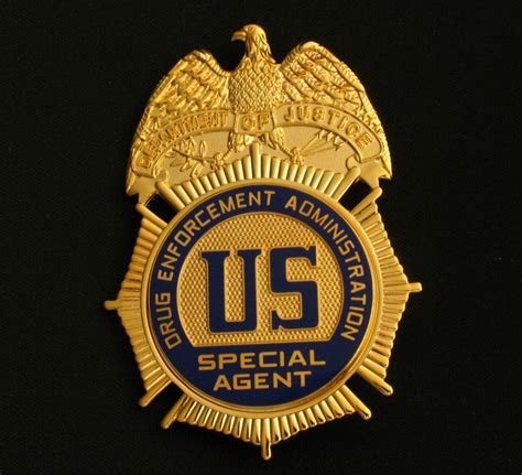 us eagle dea special agent badge solid copper replica movie props coin souvenir