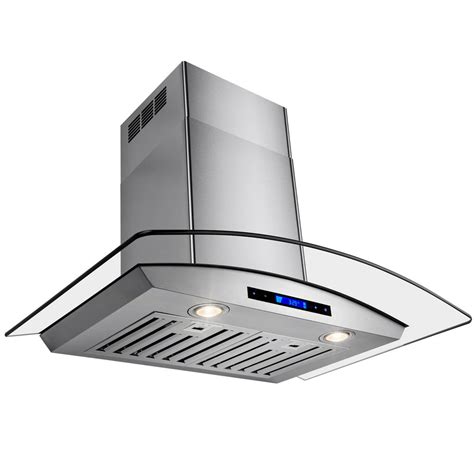 Akdy 36 Europe Exhaust Stainless Steel Glass Wall Range Hood Stove