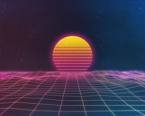 Retro Synth Wave Wallpapers Wallpaper Cave