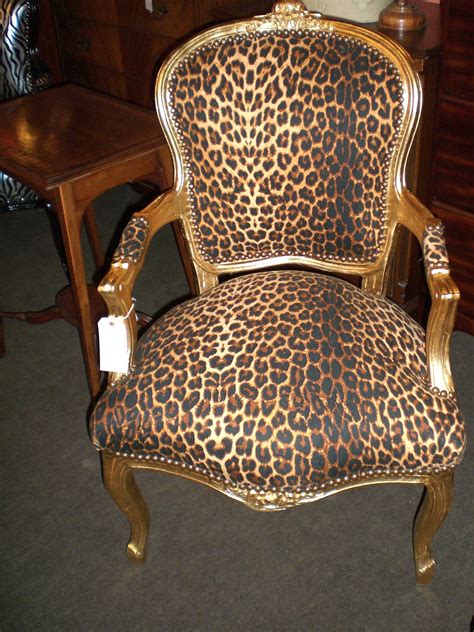 leopard print chairs home decor