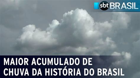 litoral norte de sp teve o maior acumulado de chuva da história do país sbt brasil 20 02 23