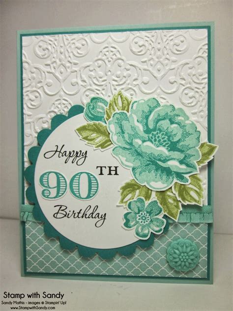 Delight mom, grandma, or another special lady who is turning click to see 25 awesome 90th birthday gift ideas that are perfect for mom, dad, grandma, grandpa or anyone who is celebrating their 90th birthday! Pin on Cards-Stampin' Up!