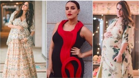 Neha Dhupias Maternity Style Heres A Look At 7 Best Ensembles From