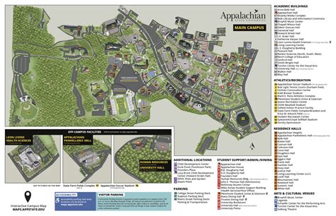 App State Campus Map Pdf