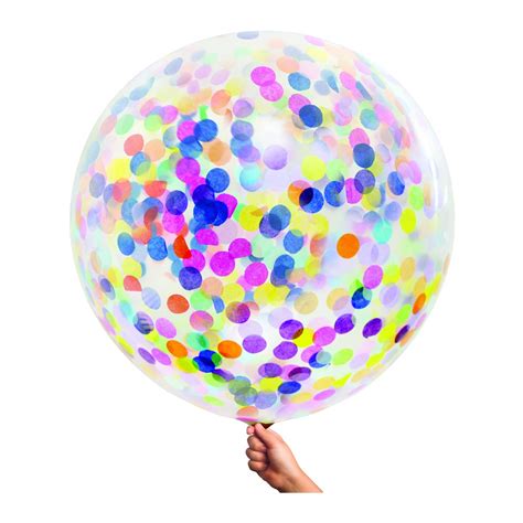 Artwrap Confetti Jumbo Balloon Multi Big W