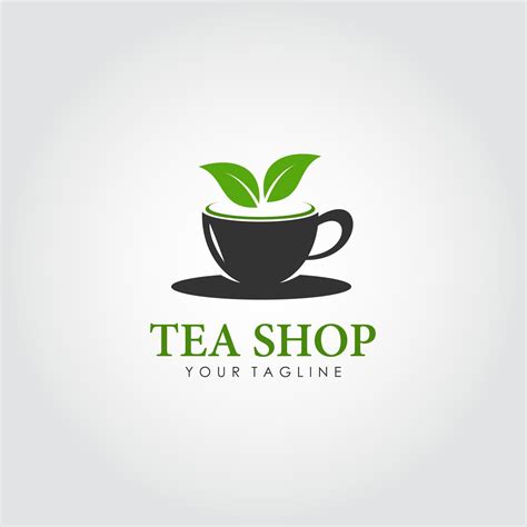 Tea Shop Logo Design Vector Suitable For Your Business Logo 5348023
