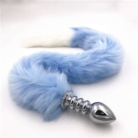 Buy Stainless Steel Thread Butt Plug Wig Tail Anal