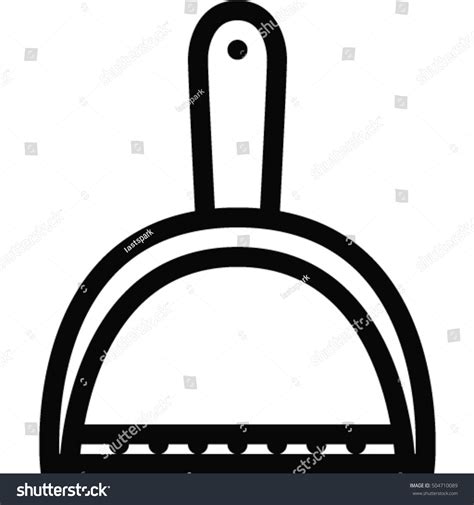 Dustpan Icon Stock Vector Royalty Free 504710089 Shutterstock