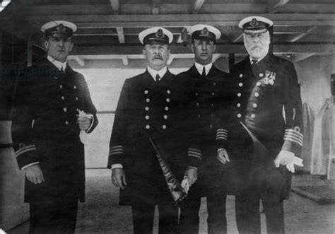 Image Of Captain Edward Smith Right Of The Rms Titanic Which Sank