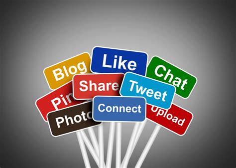 Social Media And Networking Concept Social Media Buzzwords Free