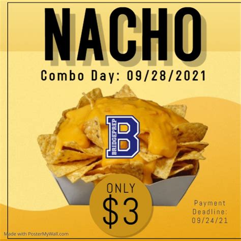 Copy Of Nacho Day Flyer Postermywall