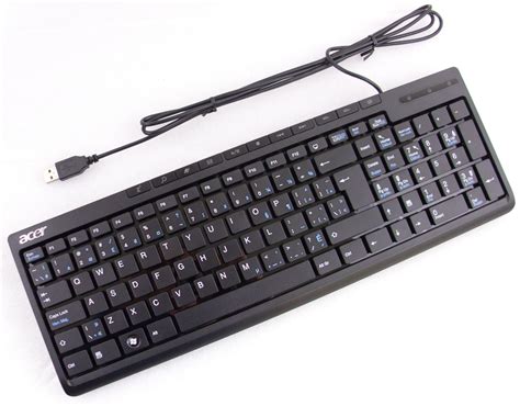 Acer Slim Desktop Usb Multimedia Keyboard Sk 9621